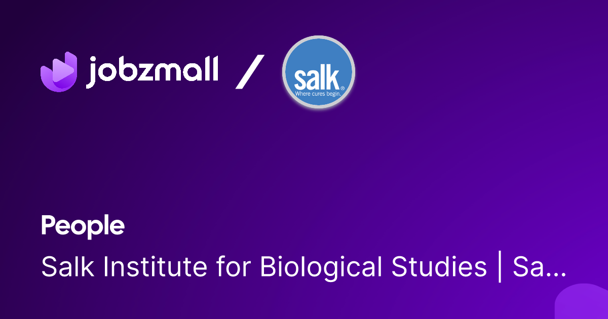 People & Culture Coordinator @ Salk Institute for Biological Studies